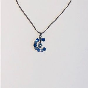 Blue Crystal Necklace